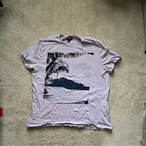 Express Light Purple Mens Large T-Shirt